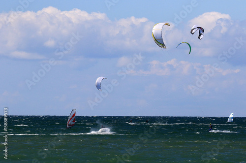 Kitesurfer auf der Ostsee