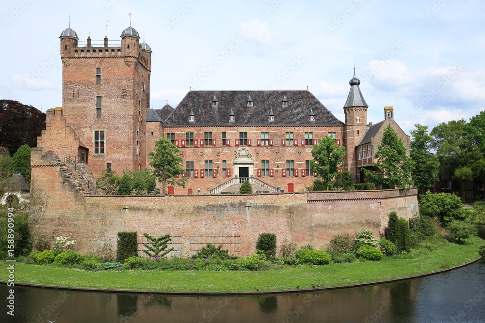 The medieval Castle Bergh in Gelderland, The Netherlands