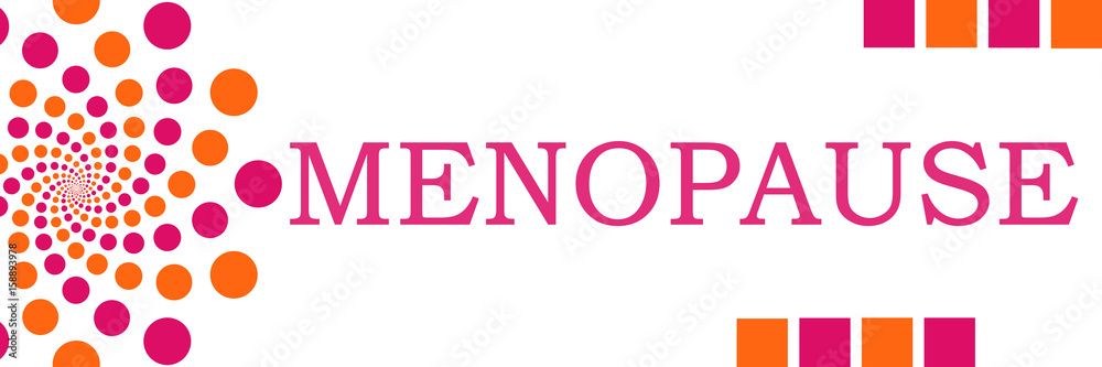Menopause Pink Orange Dots Horizontal Menopause Pink Orange Dots Horizontal