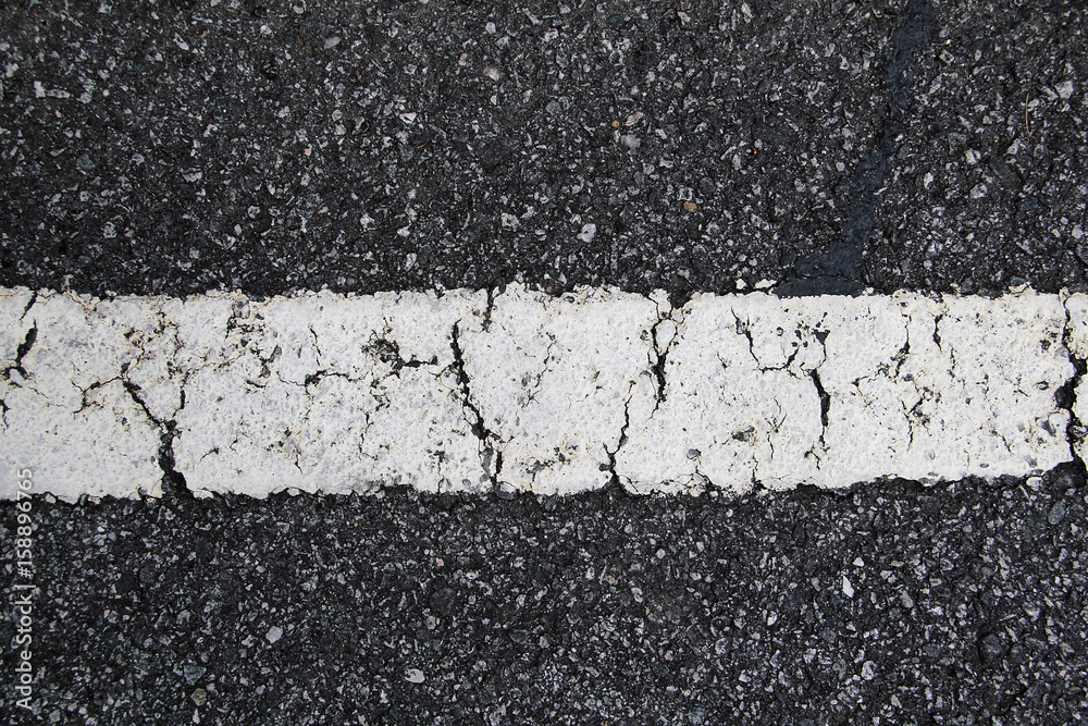 Fototapeta premium Painted Asphalt Line