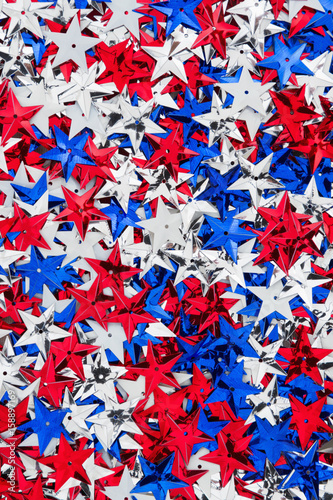 USA red, white and blue stars background