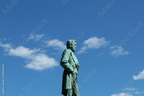 Statue of General Ulysses S. Grant in Grant Park  Galena  Illinois