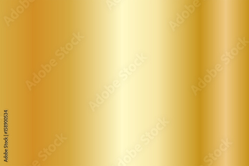 Realistic gold texture. Shiny metal foil gradient. Vector illustration