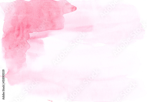 Pink watercolor texture for backgrounds and designs