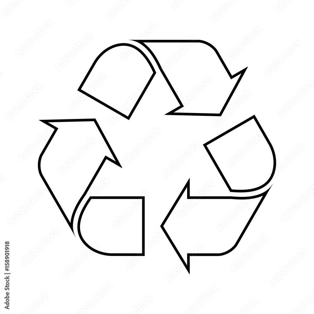 Recycle symbol - obrazy, fototapety, plakaty 