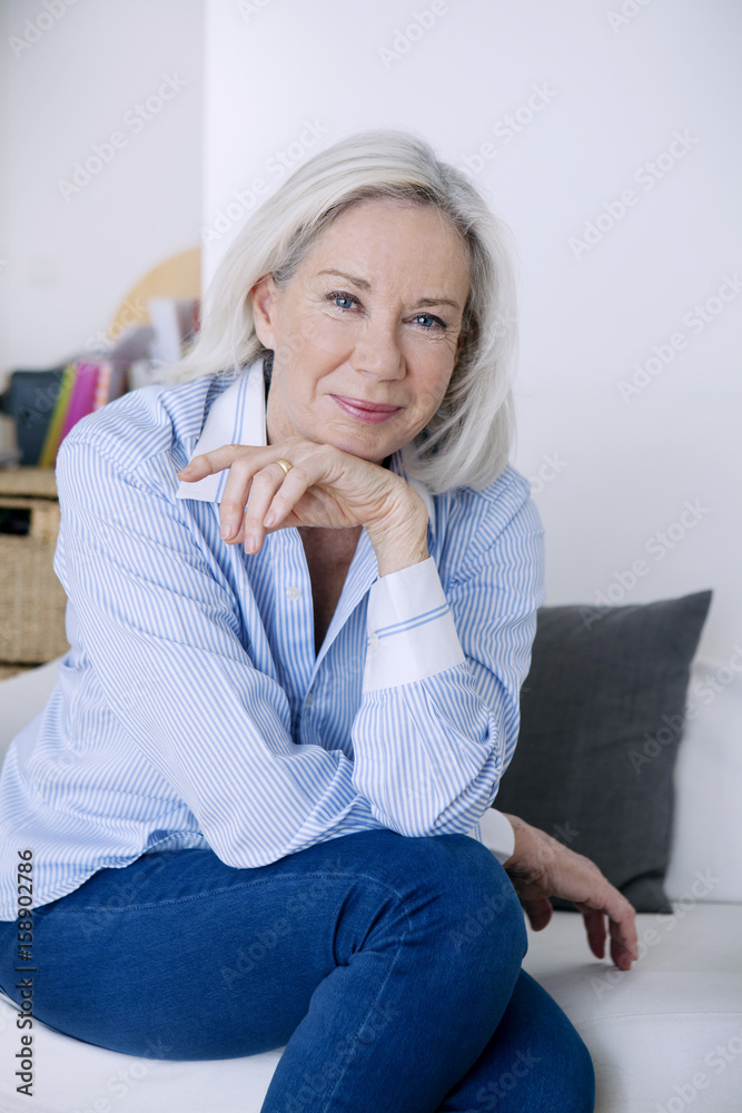 Elderly person indoors Elderly person indoors