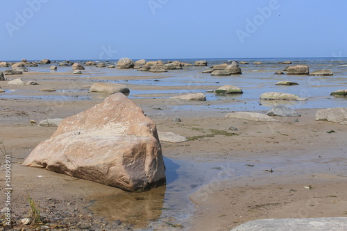 Coastline in Roja, Latvia photo