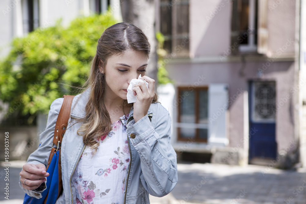 Allergy, woman Allergy, woman