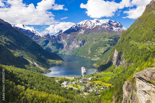 Photography Geiranger fjord. Norway