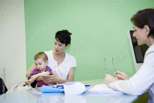 15-month-old child in consultation