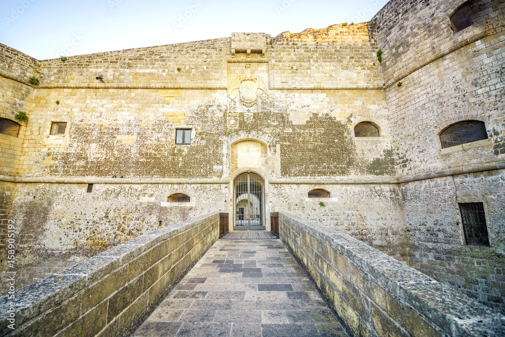 Aragonese castle in Otranto, Apulia, Italy