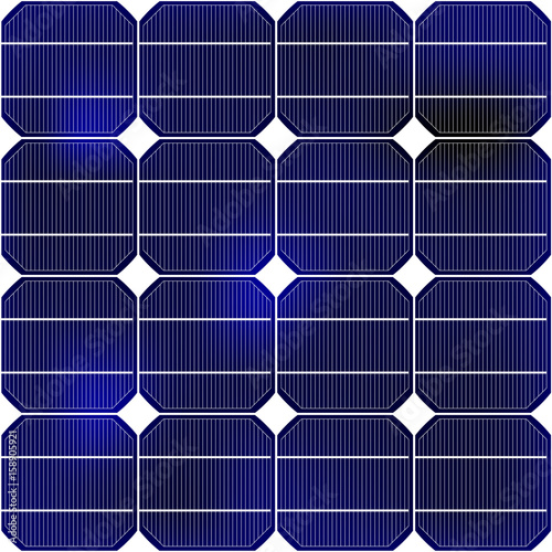 Detail of the solar panel