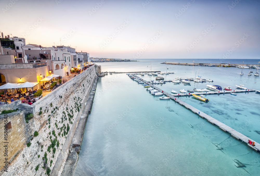 Beautiful Otranto by Adriatic Sea, Puglia, Italy