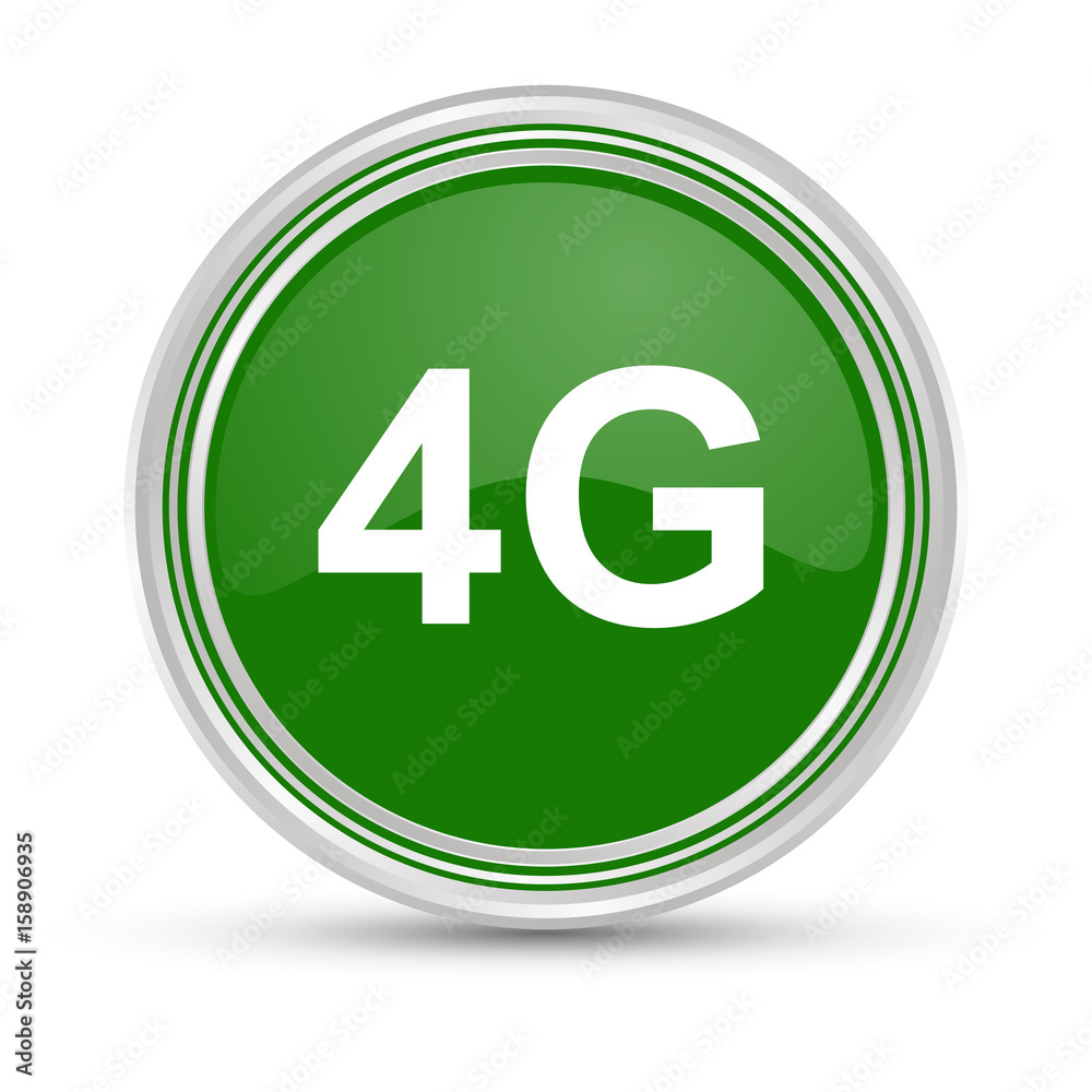 Grüner Button - 4G - LTE - Internet Grüner Button - 4G - LTE - Internet