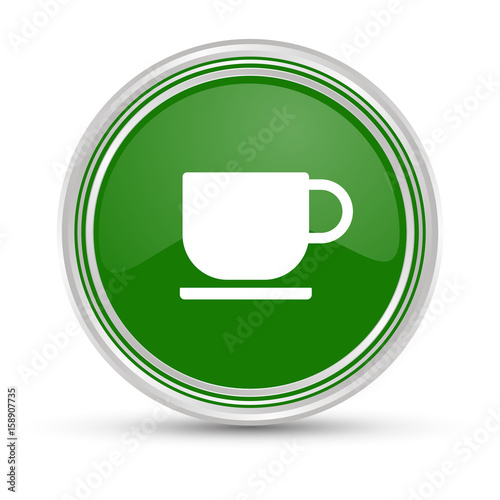 Grüner Button - Tasse