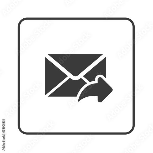 E-Mail beantworten - Weiterleiten - Simple App Icon