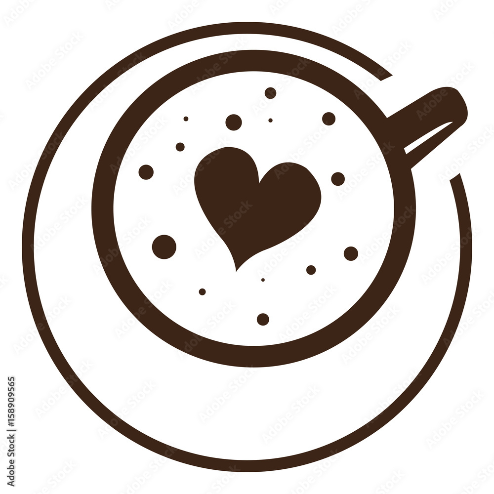 Isolated abstract coffee mug logo, Vector illustration Isolated abstract coffee mug logo, Vector illustration