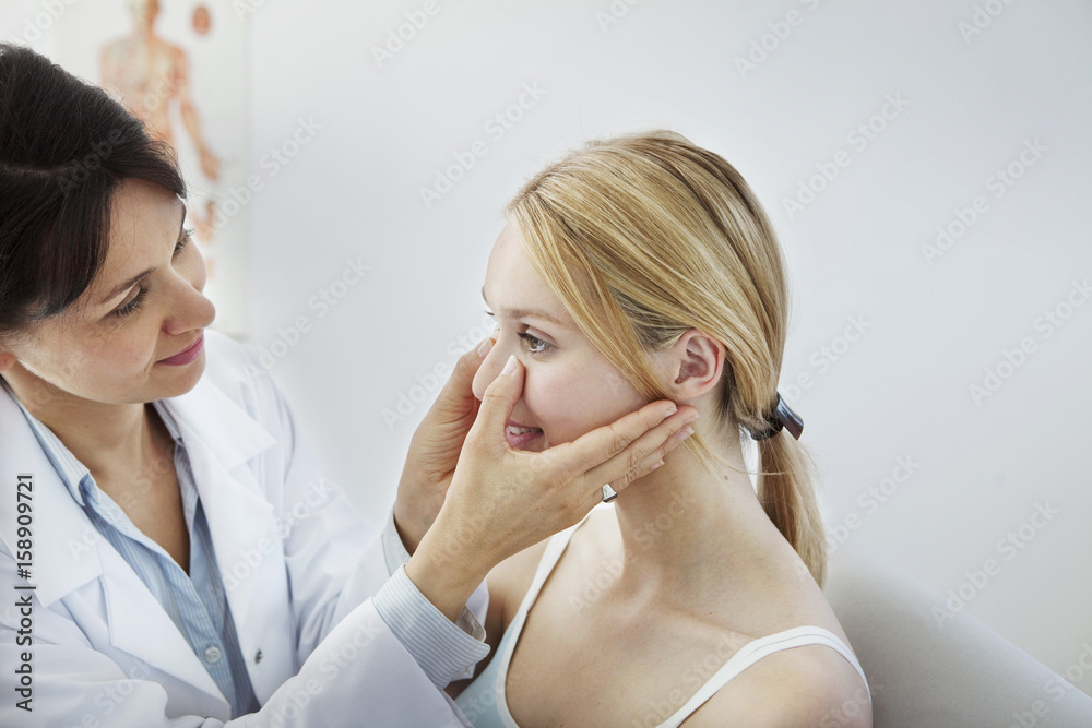 Ear nose & throat, woman Ear nose & throat, woman