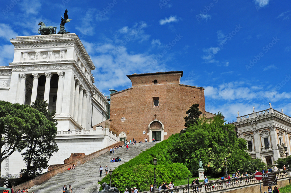 Roma, la Basilica dell'Ara Coeli