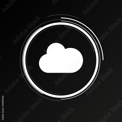 Future Button - Wolke