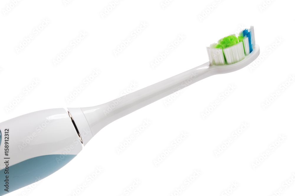 Modern Electric toothbrush isolated on a white background Modern Electric toothbrush isolated on a white background