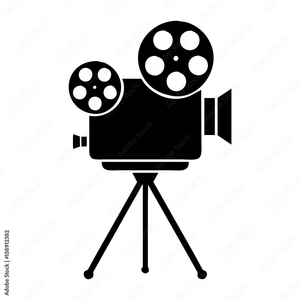 cámara de cine Stock Vector | Adobe Stock