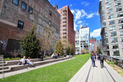 Photography High Line Walkway / New York City - USA