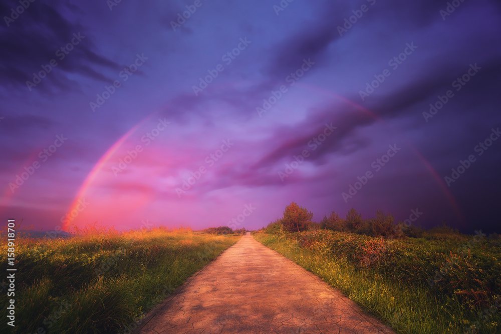 path to the rainbow