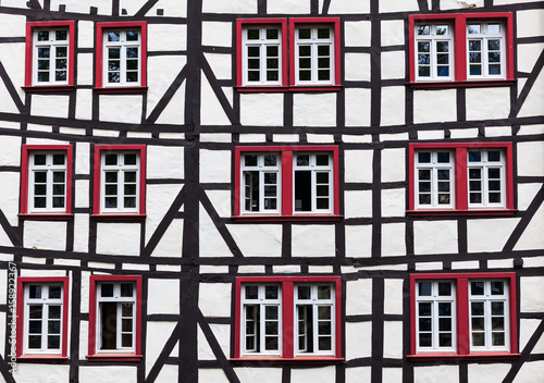 half-timbered house in Monschau, Germany