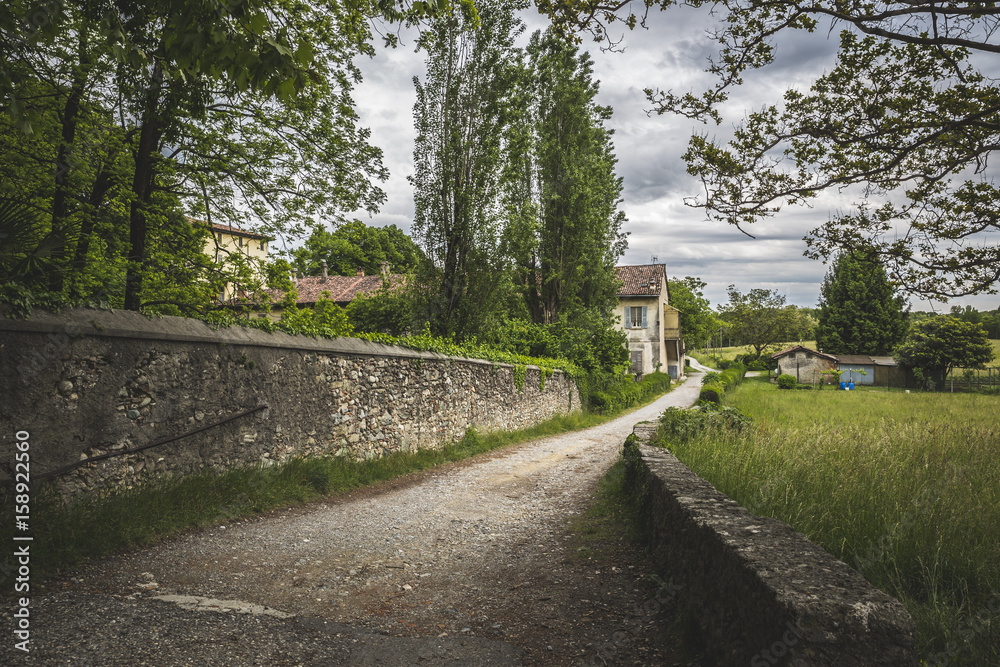 Rural landscape of the Italian countryside Rural landscape of the Italian countryside