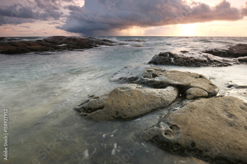 Sunset in Tip Of Borneo, Sabah Malaysia