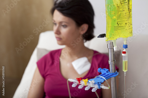 Illustration of domiciliary care Chemotherapy photo