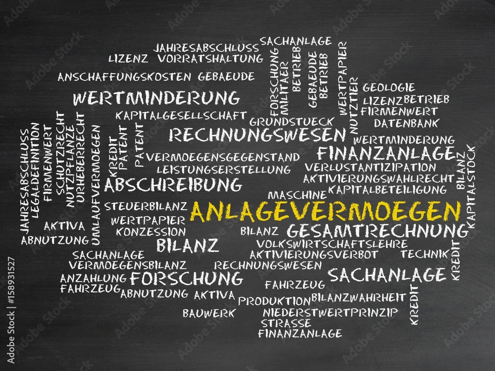 Anlagevermögen StockIllustration Adobe Stock