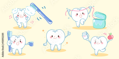 tooth with health concept