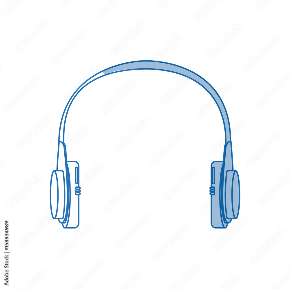 technology headphones device music sound icon vector illustration technology headphones device music sound icon vector illustration