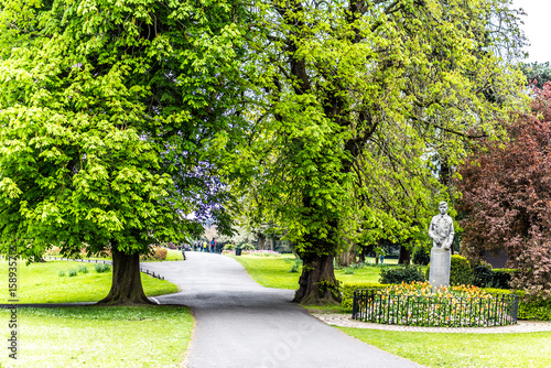 Photography Green landscape, blue skies, Phoenix Park , Dublin, Ireland