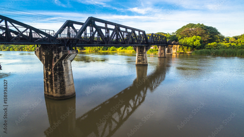 During World War Two Japan constructed the meter gauge railway line from Ban Pong, Thailand to Thanbyuzayat, Buma. 