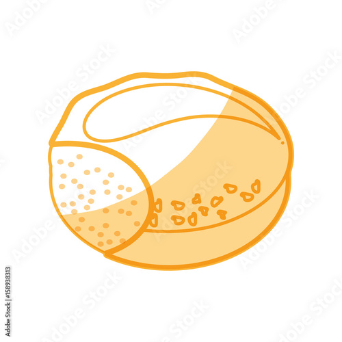 dinner roll loaf vector illustration graphic design icon