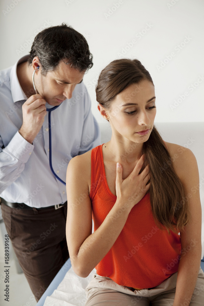 Auscultation, woman Auscultation, woman