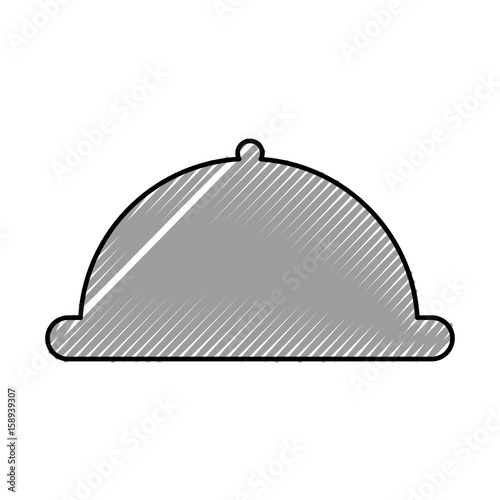 tray server isolated icon vector illustration design