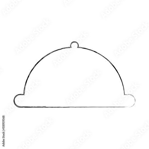 tray server isolated icon vector illustration design