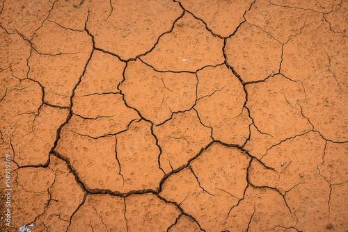 Close up Dry Earth background