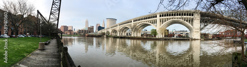 Cleveland Ohio Downtown City Skyline Cuyahoga River