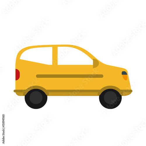 cab flat illustration icon vector design graphic