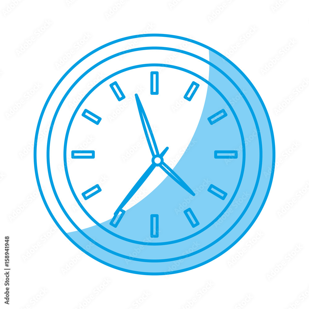 clock icon over white background vector illustration clock icon over white background vector illustration