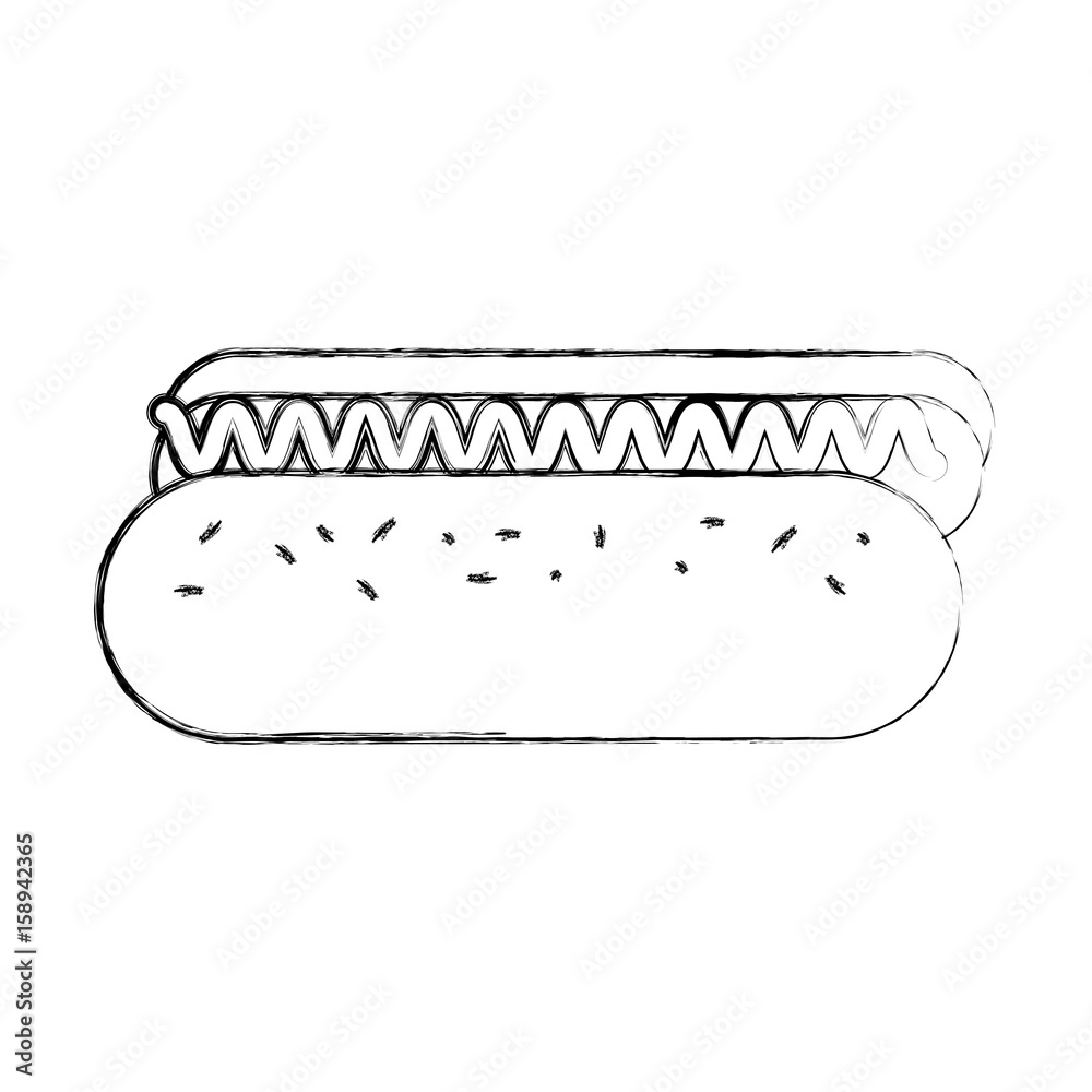delicious hot dog icon vector illustration design delicious hot dog icon vector illustration design