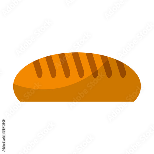 delicious bread isolated icon vector illustration design