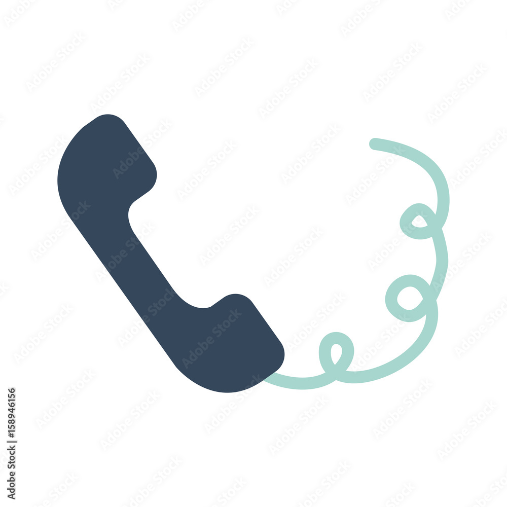 telephone service isolated icon vector illustration design telephone service isolated icon vector illustration design