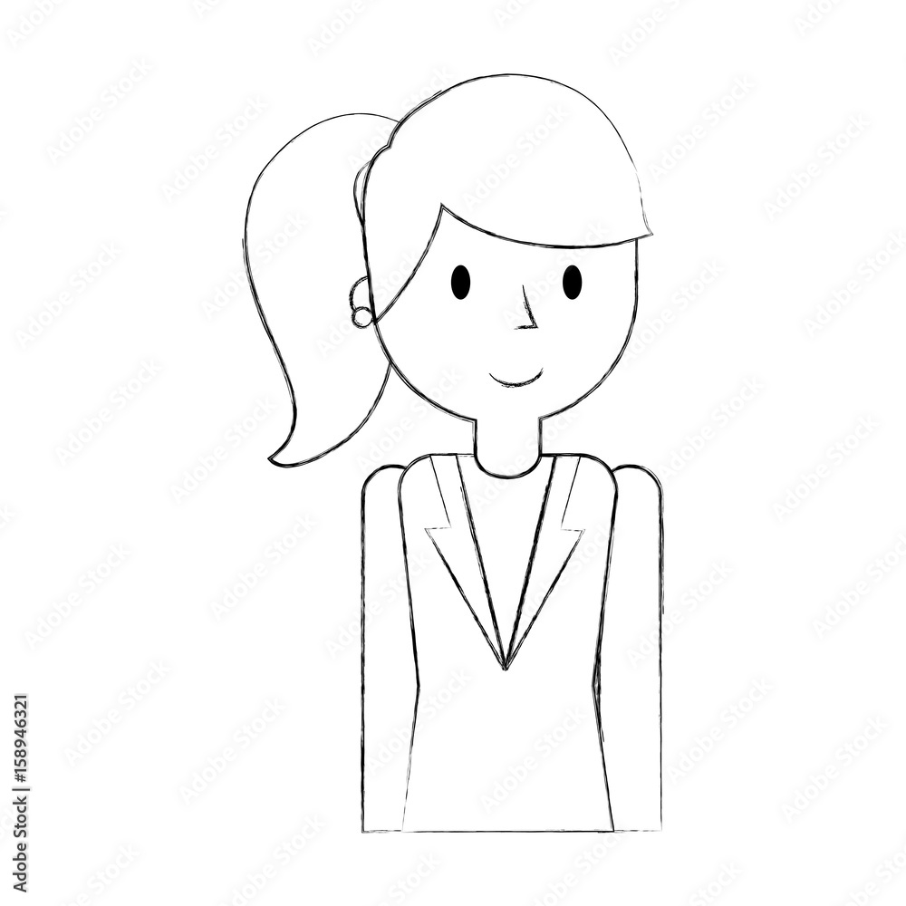 businesswoman avatar character icon vector illustration design businesswoman avatar character icon vector illustration design