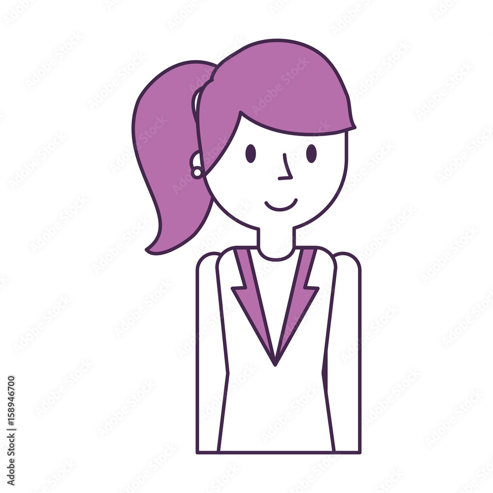 businesswoman avatar character icon vector illustration design businesswoman avatar character icon vector illustration design
